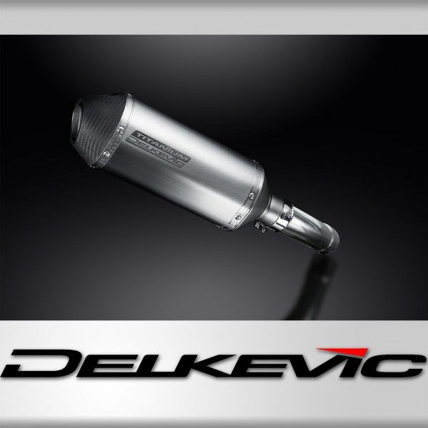 Delkevic slip-on kit X-Oval Titanium 260mm - FZ8 (2010-2015)