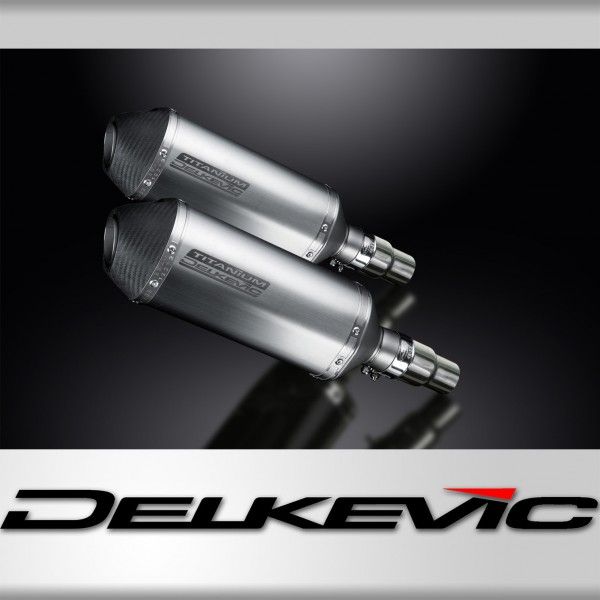 Delkevic slip-on kit X-Oval Titanium 260mm - Speed Triple 1050 (2011-2014)