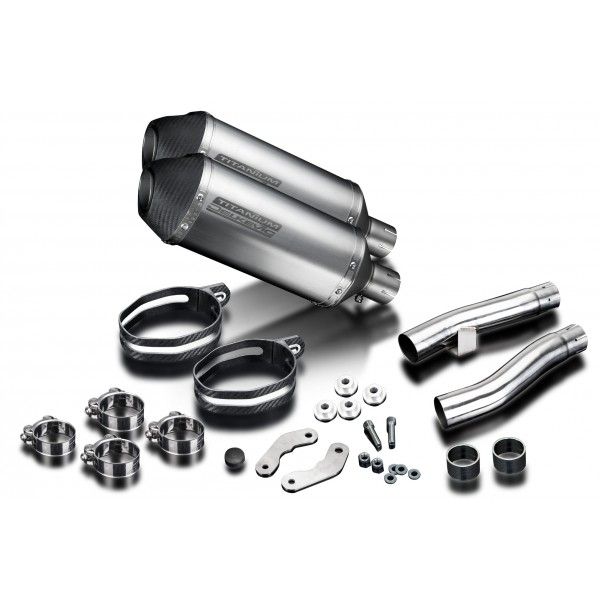 Delkevic slip-on kit X-Oval Titanium 260mm - Zephyr 1100 ZR1100B (1996-1997)