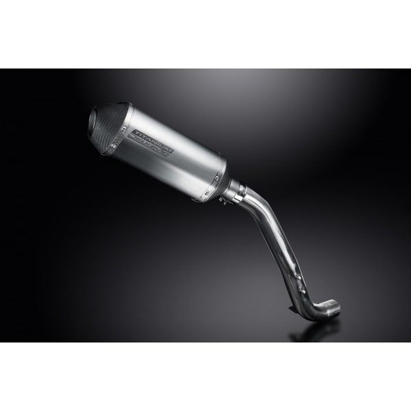 Delkevic slip-on kit X-Oval Titanium 260mm - Tiger Sport 1050 (2013-2017)