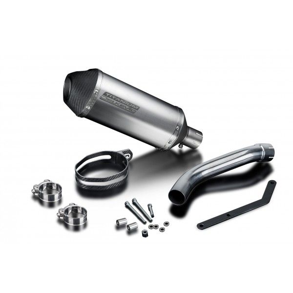 Delkevic slip-on kit X-Oval Titanium 260mm - SV650 (2003-2015)