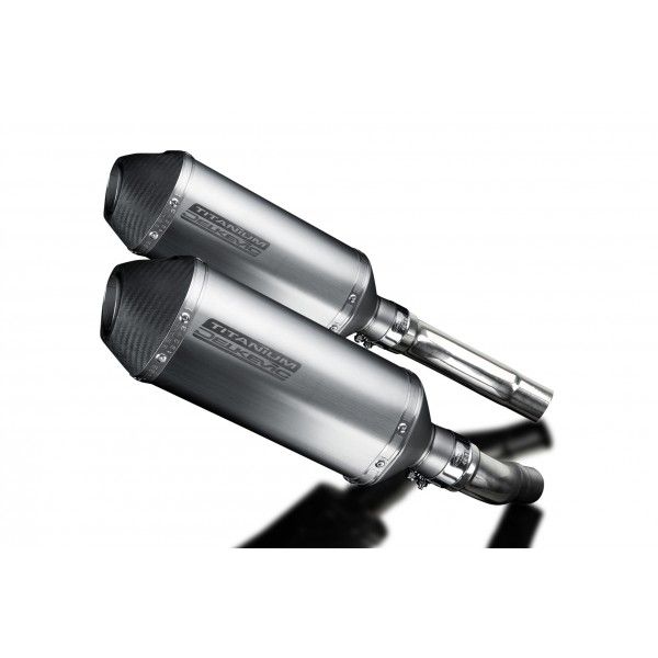 Delkevic slip-on kit X-Oval Titanium 260mm - Street Triple R (2009-2012)