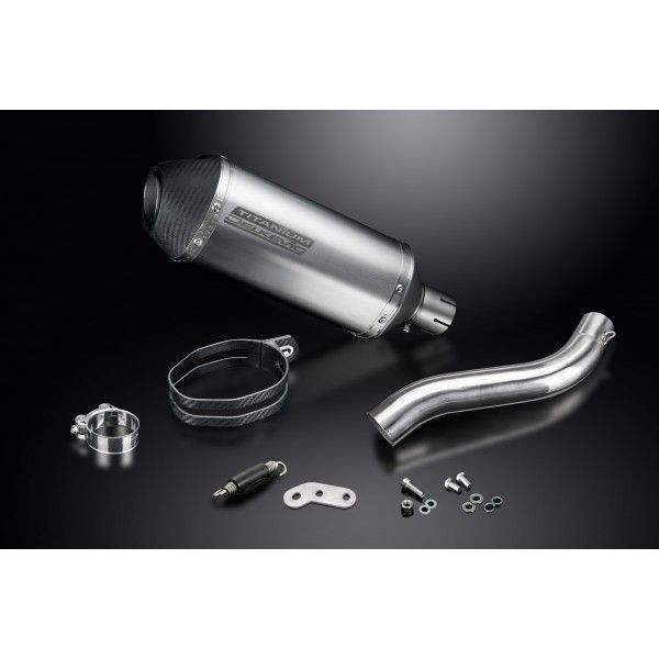 Delkevic slip-on kit X-Oval Titanium 260mm - SCRAMBLER FULL THROTTLE (2015-2016)