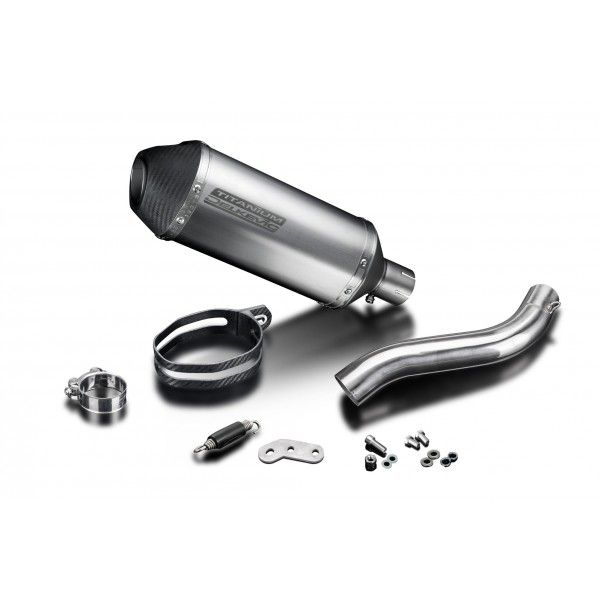 Delkevic slip-on kit X-Oval Titanium 260mm - SCRAMBLER FULL THROTTLE (2015-2016)