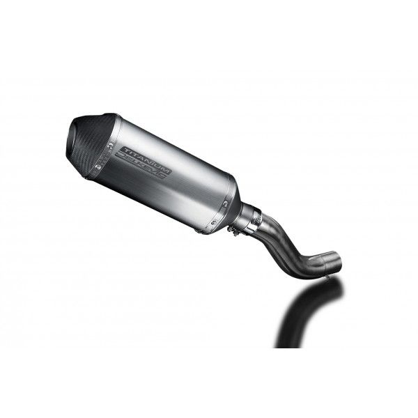 Delkevic slip-on kit X-Oval Titanium 260mm - SCRAMBLER FULL THROTTLE (2015-2016)