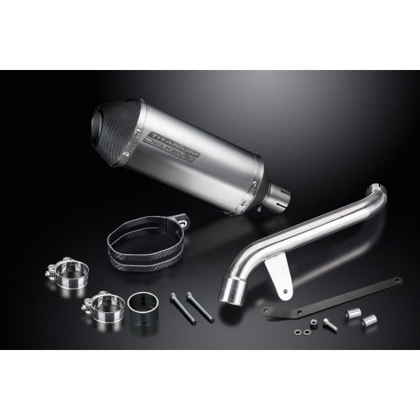 Delkevic slip-on kit X-Oval Titanium 260mm - SV650 (2016-2019)