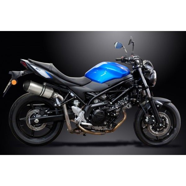 Delkevic slip-on kit X-Oval Titanium 260mm - SV650 (2016-2019)