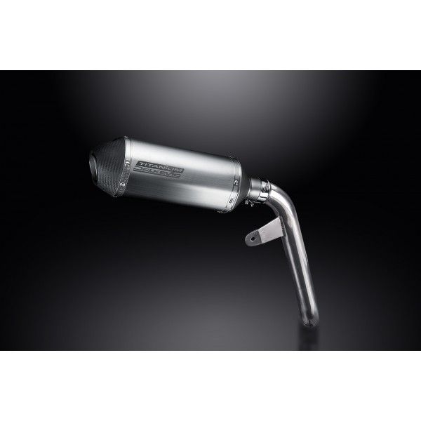 Delkevic slip-on kit X-Oval Titanium 260mm - SV650 (2016-2019)