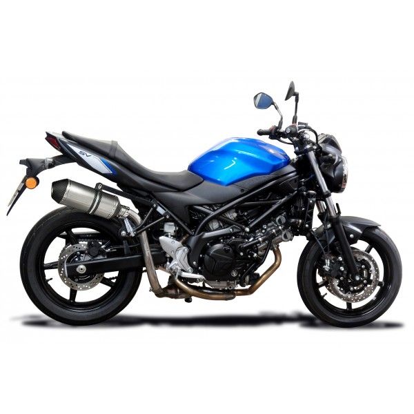 Delkevic slip-on kit X-Oval Titanium 260mm - SV650 (2016-2019)