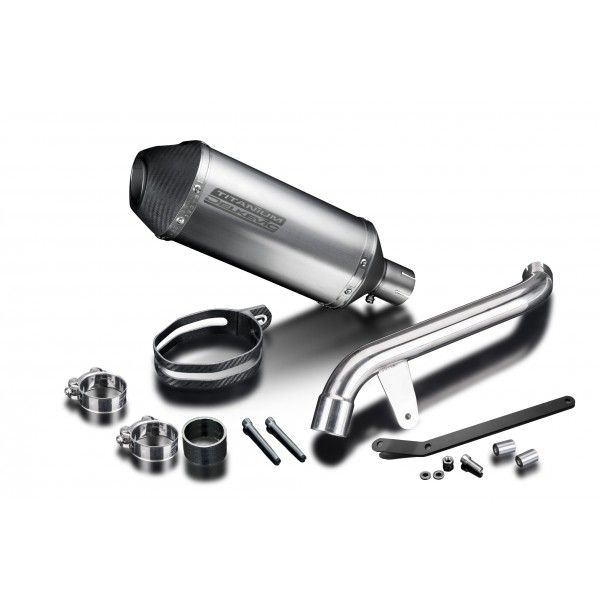 Delkevic slip-on kit X-Oval Titanium 260mm - SV650 (2016-2019)