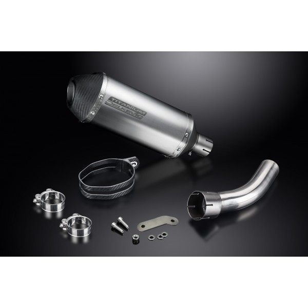Delkevic slip-on kit X-Oval Titanium 343mm - R1200GS (DOHC) (2010-2013)