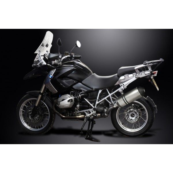 Delkevic slip-on kit X-Oval Titanium 343mm - R1200GS (DOHC) (2010-2013)
