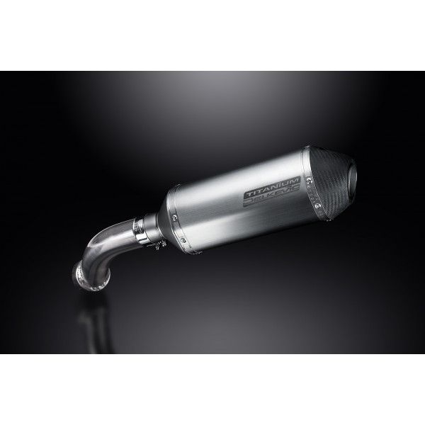 Delkevic slip-on kit X-Oval Titanium 343mm - R1200GS (DOHC) (2010-2013)