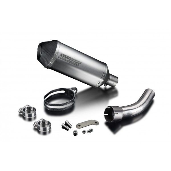 Delkevic slip-on kit X-Oval Titanium 343mm - R1200GS (DOHC) (2010-2013)