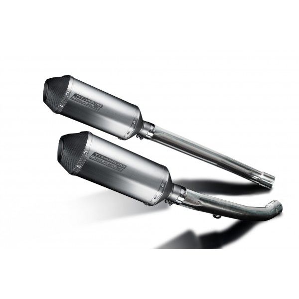Delkevic slip-on kit X-Oval Titanium 260mm - ZZR1400 (2012-2020)