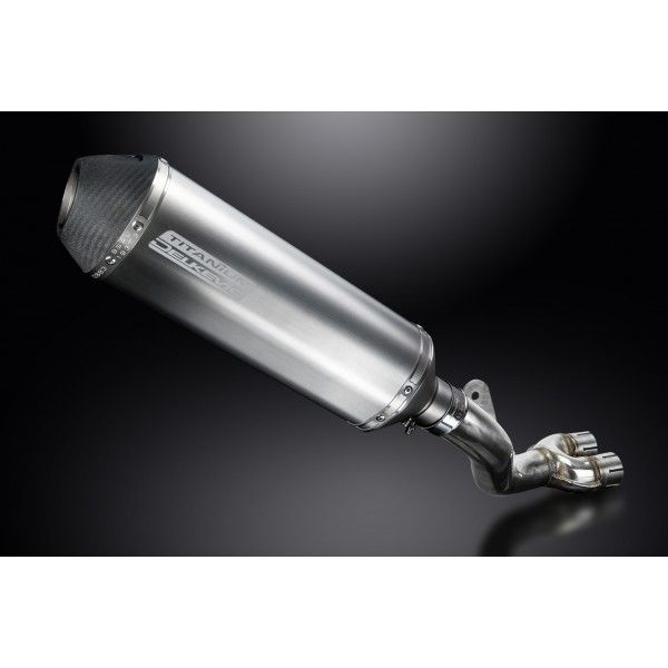 Delkevic slip-on kit X-Oval Titanium 343mm - CB1000R/RA (2008-2017)