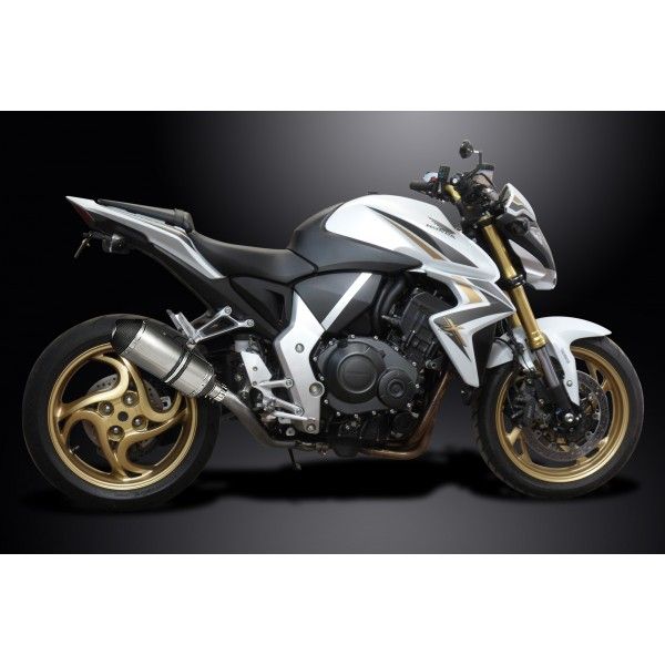 Delkevic slip-on kit X-Oval Titanium 260mm - CB1000R/RA (2008-2017)