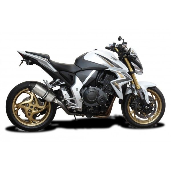 Delkevic slip-on kit X-Oval Titanium 260mm - CB1000R/RA (2008-2017)