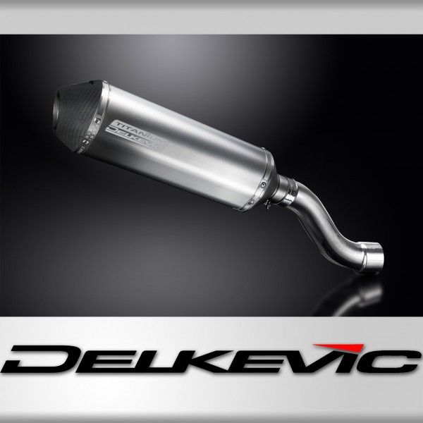 Delkevic slip-on kit X-Oval Titanium 343mm - M821 (15-19) M1200 (14-19)