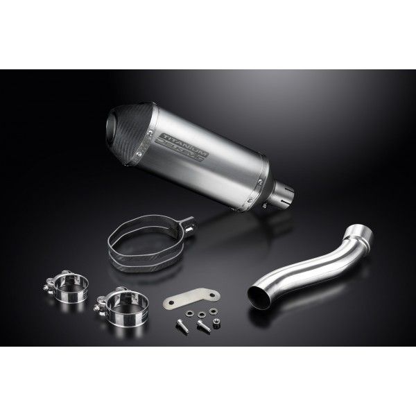 Delkevic slip-on kit X-Oval Titanium 260mm - M821 (15-19) M1200 (14-19)