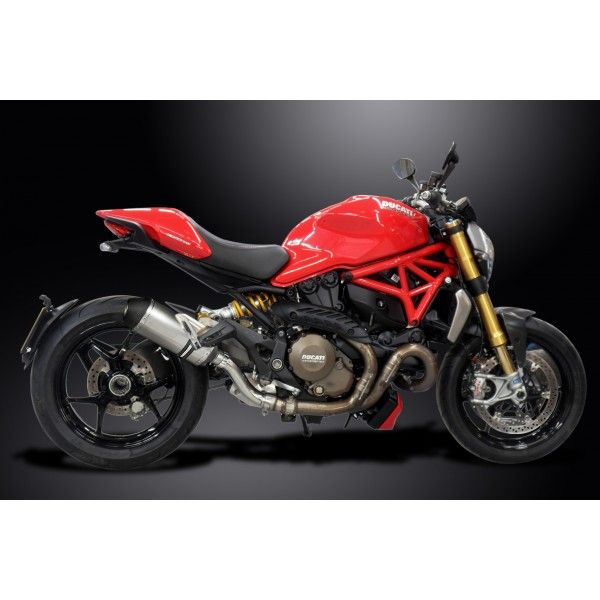 Delkevic slip-on kit X-Oval Titanium 260mm - M821 (15-19) M1200 (14-19)