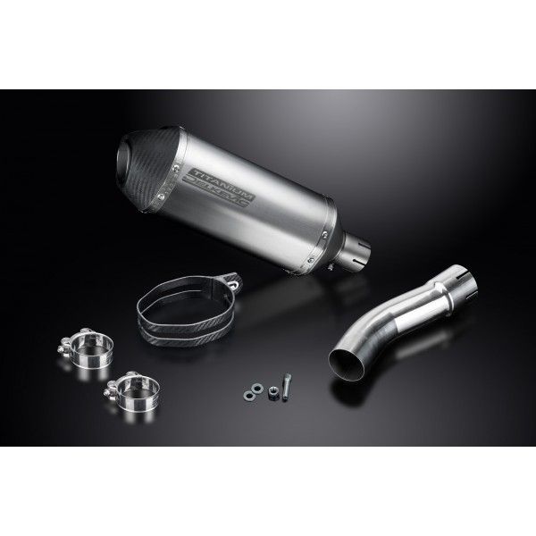 Delkevic slip-on kit X-Oval Titanium 260mm - F800R (2009-2016)