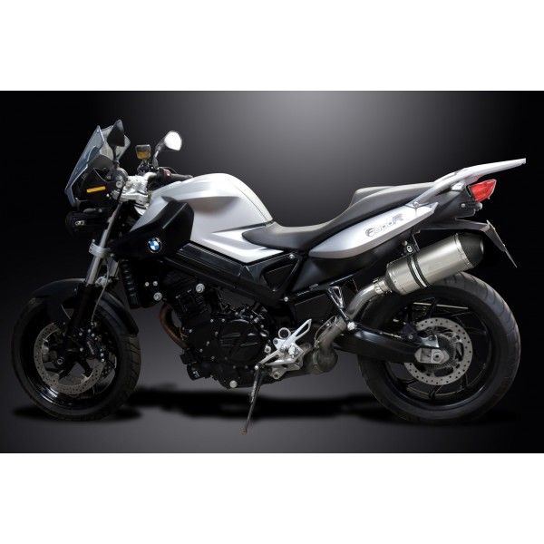 Delkevic slip-on kit X-Oval Titanium 260mm - F800R (2009-2016)