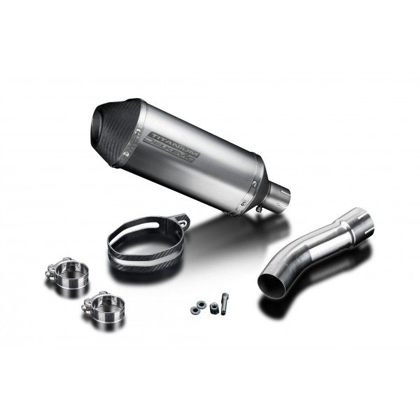 Delkevic slip-on kit X-Oval Titanium 260mm - F800R (2009-2016)