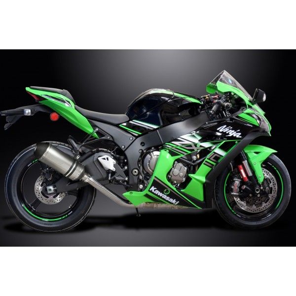 Delkevic slip-on kit X-Oval Titanium 260mm - ZX-10R (2016-2018)