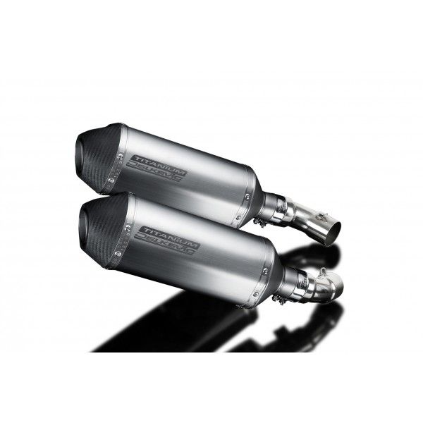 Delkevic slip-on kit X-Oval Titanium 260mm - Monster 696 (2008-2014)