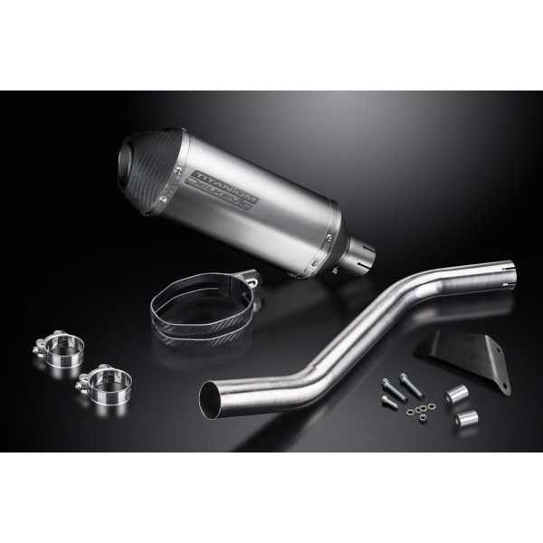 Delkevic slip-on kit X-Oval Titanium 260mm - GSX-R600 (2006-2007)