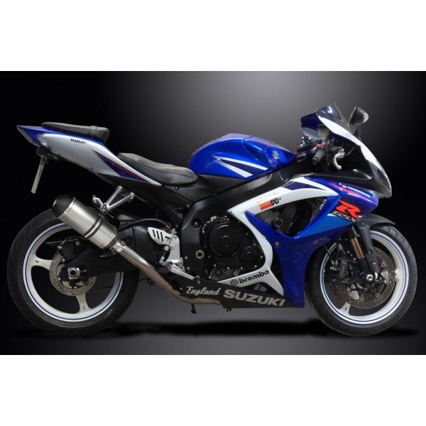 Delkevic slip-on kit X-Oval Titanium 260mm - GSX-R600 (2006-2007)