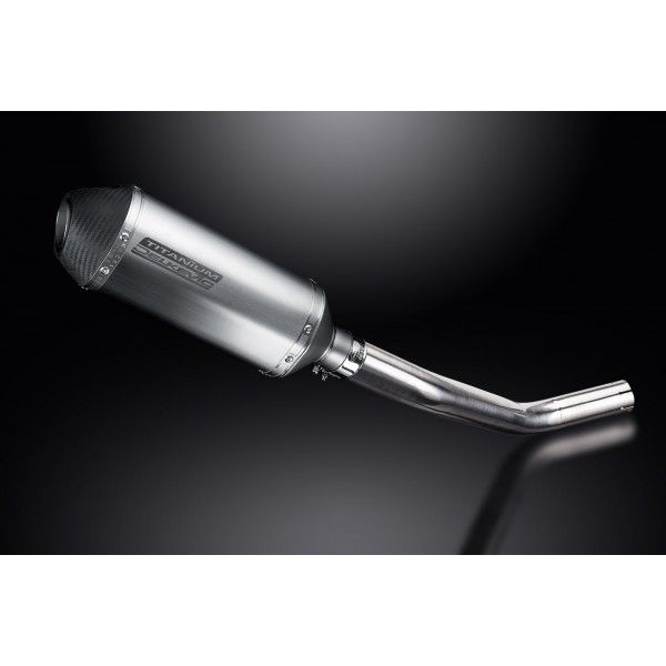 Delkevic slip-on kit X-Oval Titanium 260mm - GSX-R600 (2006-2007)