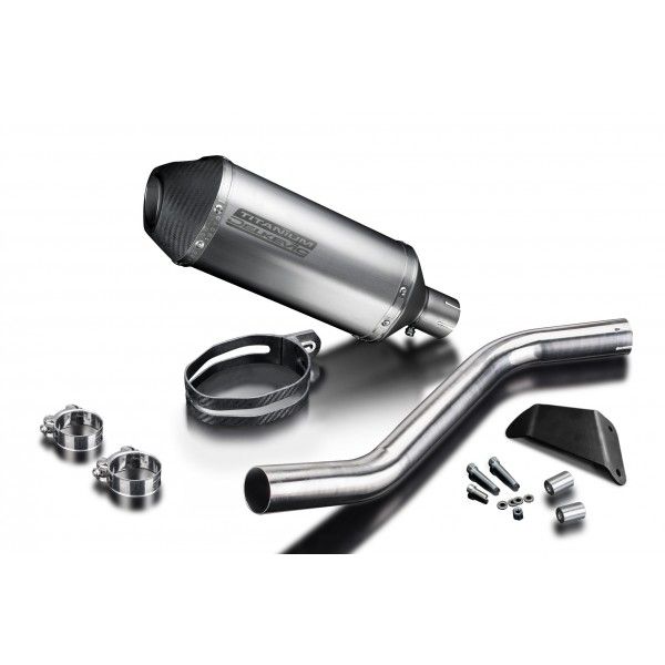 Delkevic slip-on kit X-Oval Titanium 260mm - GSX-R600 (2006-2007)