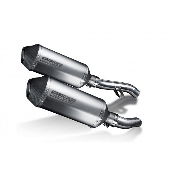 Delkevic slip-on kit X-Oval Titanium 260mm - FJR1300 (2006-2020)