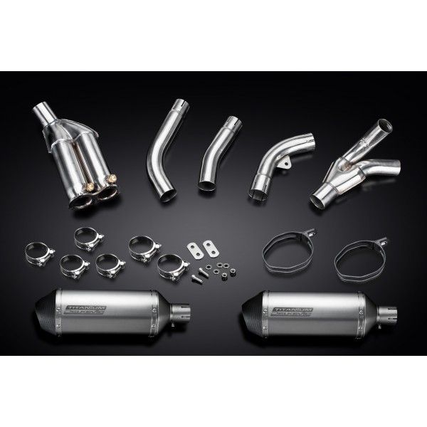 Delkevic slip-on kit X-Oval Titanium 260mm - ZX10R 06-07 DECAT