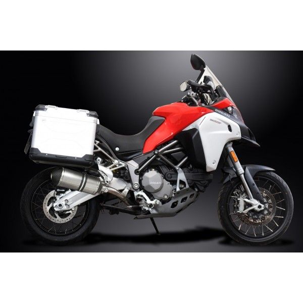 Delkevic slip-on kit X-Oval Titanium 260mm - MULTISTRADA 1200 ENDURO (2016-2018)