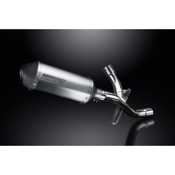 Delkevic slip-on kit X-Oval Titanium 260mm - MULTISTRADA 1200 ENDURO (2016-2018)