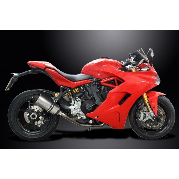 Delkevic slip-on kit X-Oval Titanium 260mm - SUPERSPORT 2017-2019