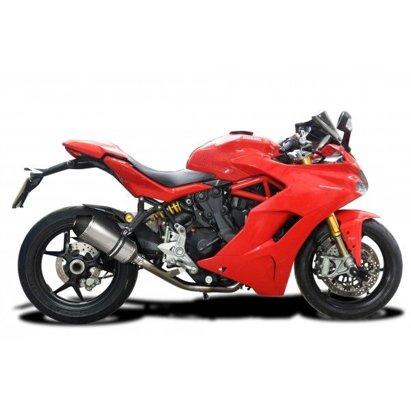 Delkevic slip-on kit X-Oval Titanium 260mm - SUPERSPORT 2017-2019