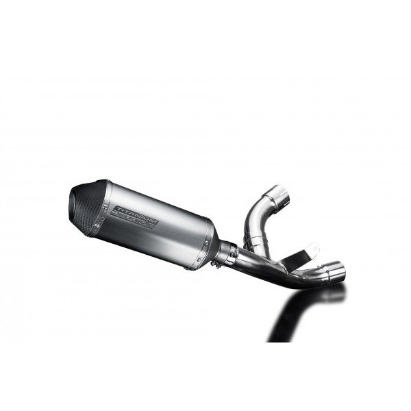 Delkevic slip-on kit X-Oval Titanium 260mm - SUPERSPORT 2017-2019