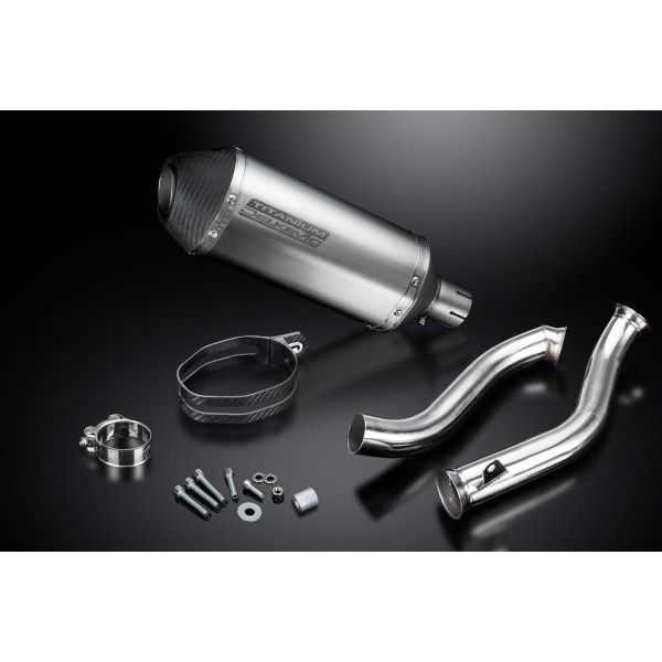 Delkevic slip-on kit X-Oval Titanium 260mm - 690 DUKE 17-18