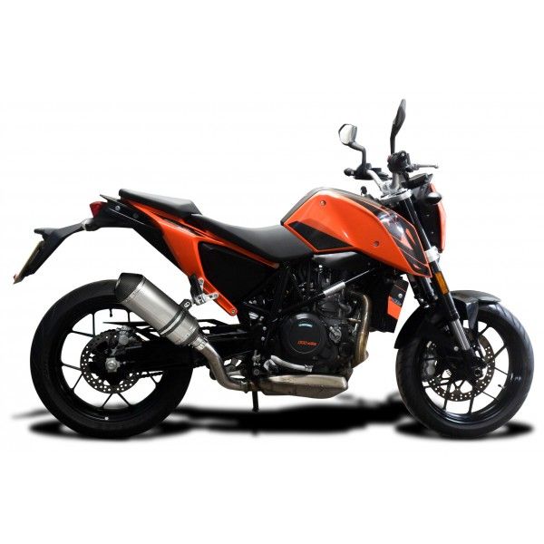 Delkevic slip-on kit X-Oval Titanium 260mm - 690 DUKE 17-18