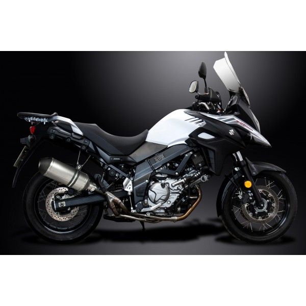 Delkevic slip-on kit X-Oval Titanium 260mm - DL650 V-Strom (2017-2020)