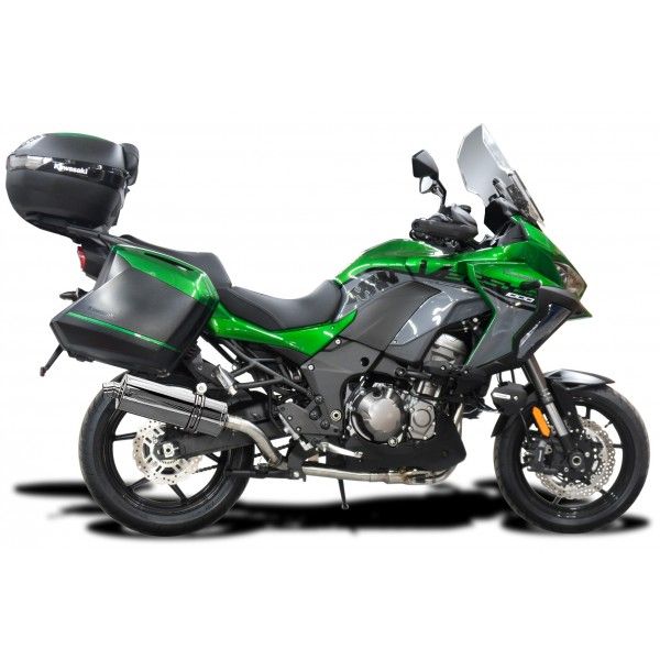 Delkevic volledig systeem Oval RVS 350mm - Versys 1000 (2019)