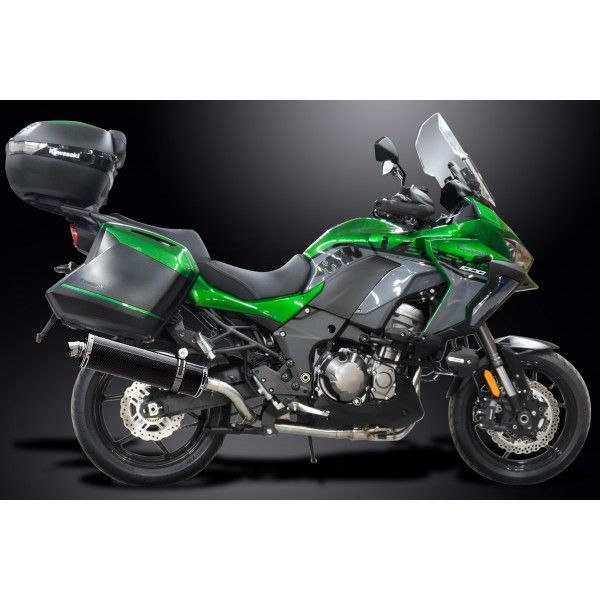 Delkevic volledig systeem Oval Carbon 450mm - Versys 1000 (2019)