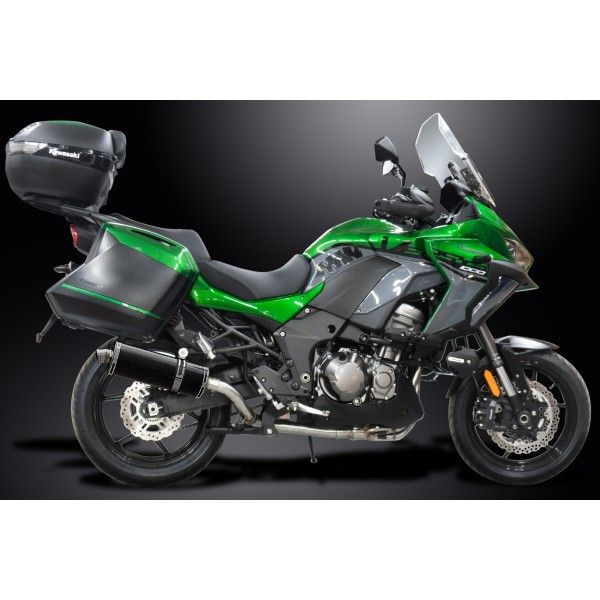 Delkevic volledig systeem Oval Carbon 350mm - Versys 1000 (2019)