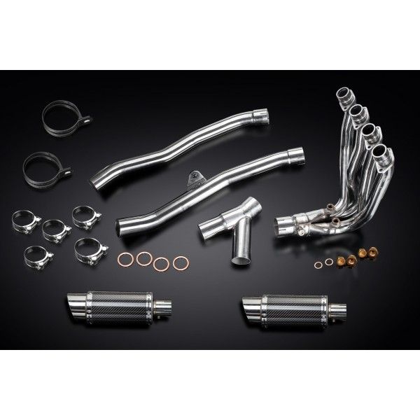 Delkevic volledig systeem Round Carbon 200mm - ZZR1400 (2008-2011)