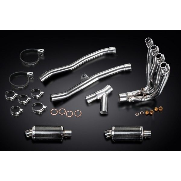 Delkevic volledig systeem Oval Carbon 225mm - ZZR1400 (2008-2011)