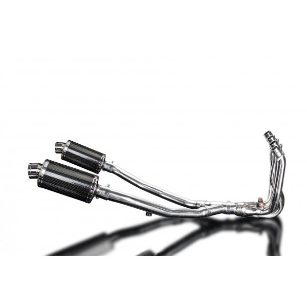 Delkevic volledig systeem Oval Carbon 225mm - ZZR1400 (2008-2011)